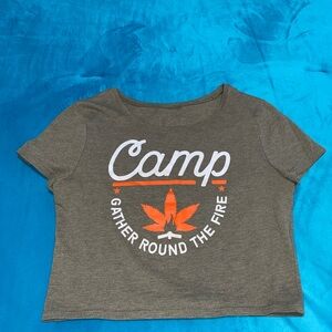 Camp Women’s Brown T-Shirt